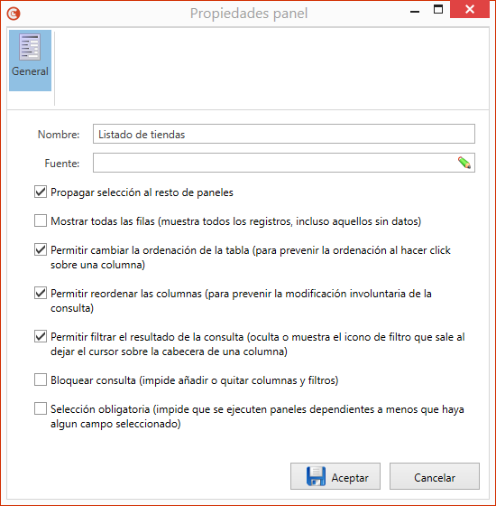 Propiedades de panel 1